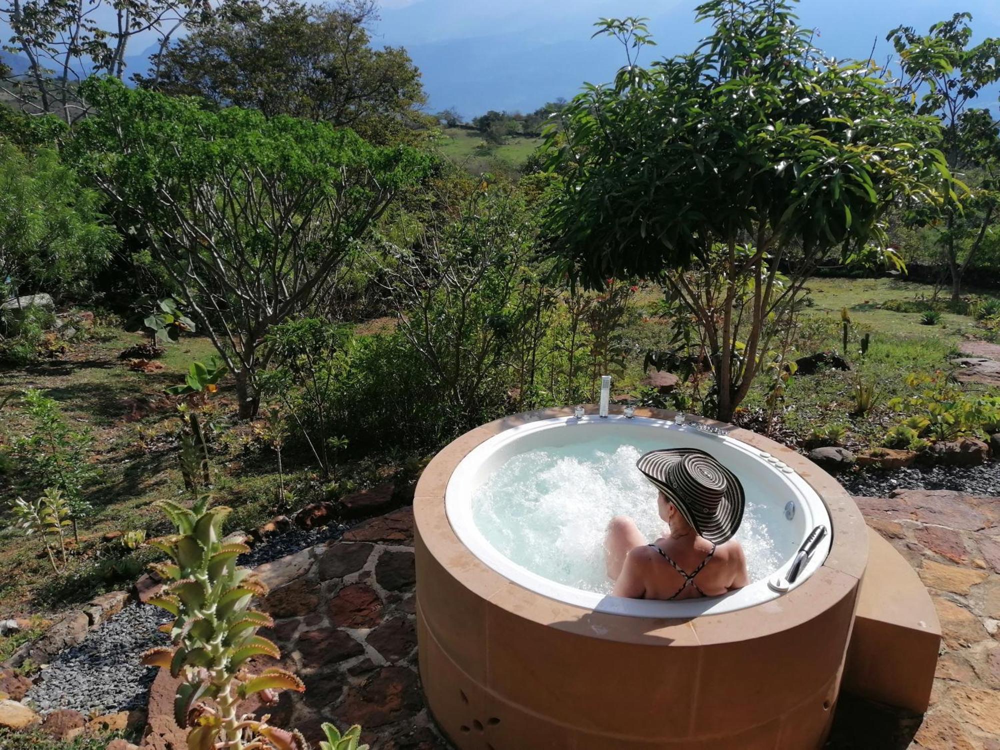 El Paraiso Posada Finca San Vicente Barichara Esterno foto